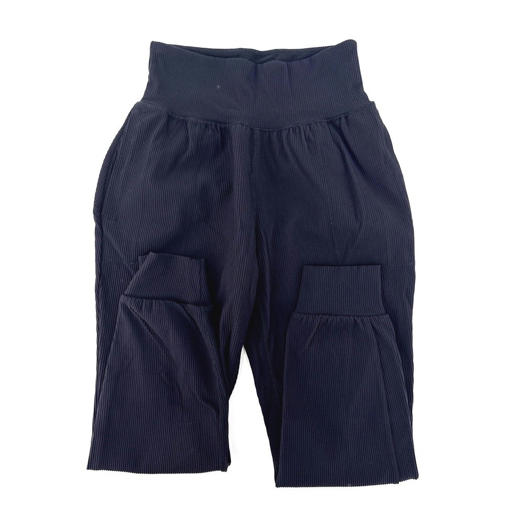 Athleta Black Salutation Rib Jogger‎ Womens Size S